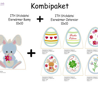 Stick Datei - Eierwärmer Kombipaket 10x10